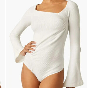 Free People - Sold Out - On a Cloud Bell Sleeve Bodysuit